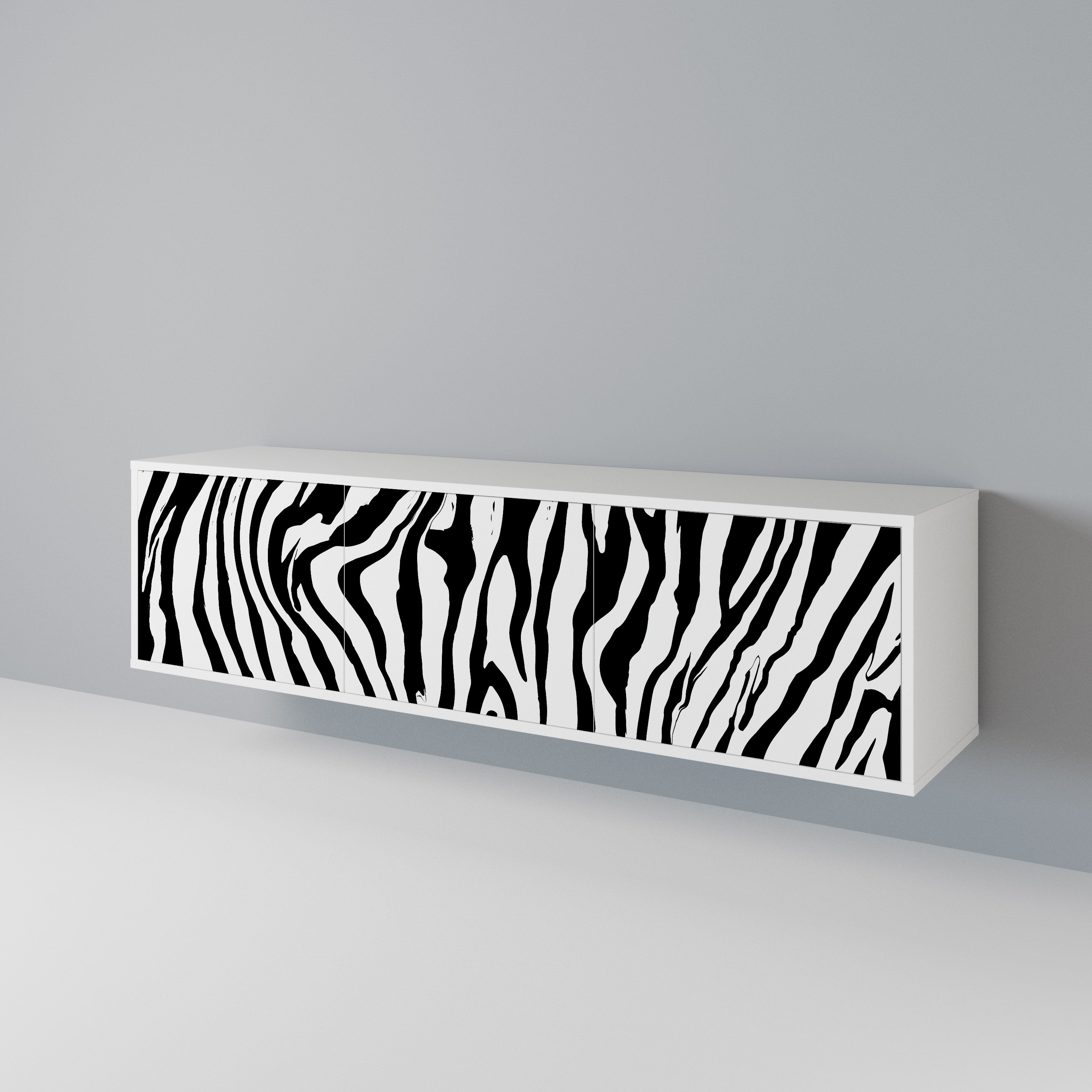 SPLENDID ZEBRA Έπιπλο τηλεόρασης 3-θυρών