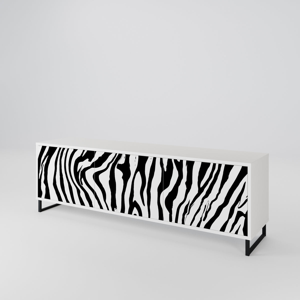 SPLENDID ZEBRA Έπιπλο τηλεόρασης 3-θυρών