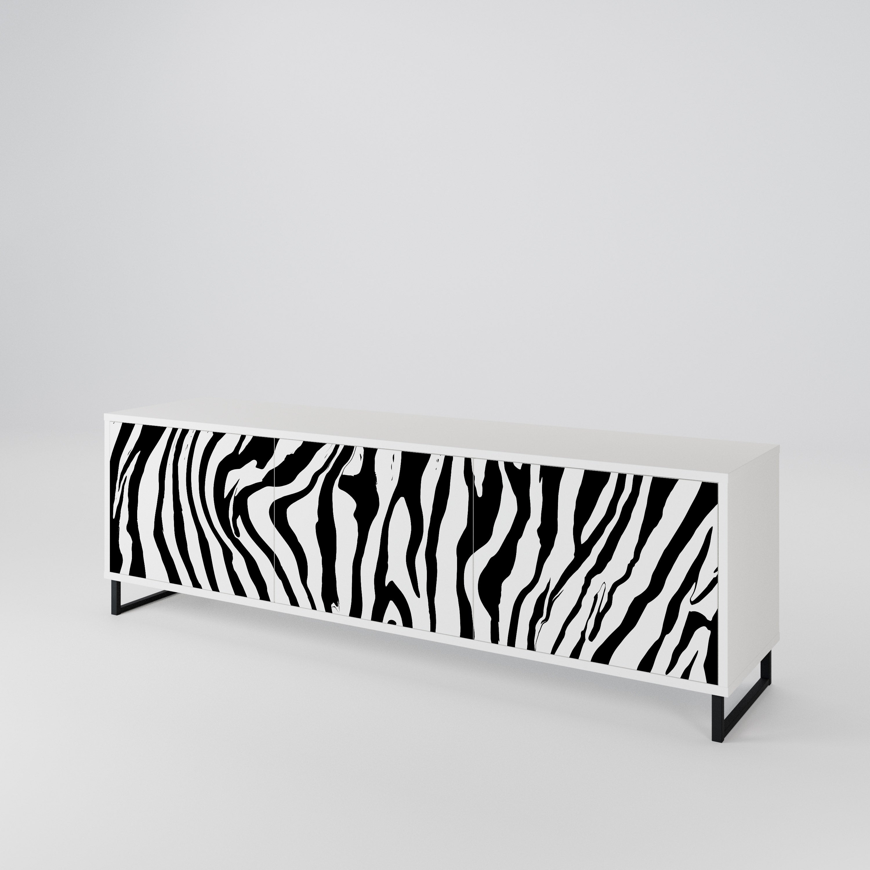 SPLENDID ZEBRA Έπιπλο τηλεόρασης 3-θυρών