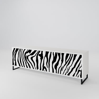 SPLENDID ZEBRA Έπιπλο τηλεόρασης 3-θυρών