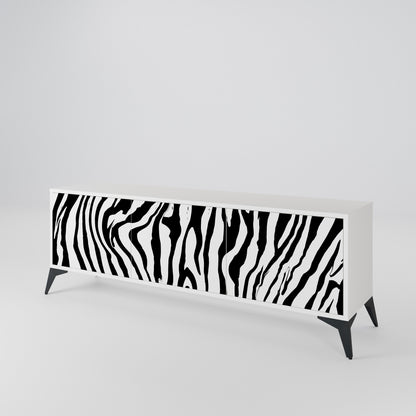 SPLENDID ZEBRA Έπιπλο τηλεόρασης 3-θυρών