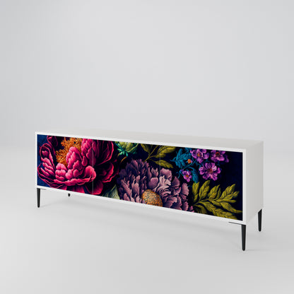 BLOOMING ELEGANCE Έπιπλο τηλεόρασης 3-θυρών