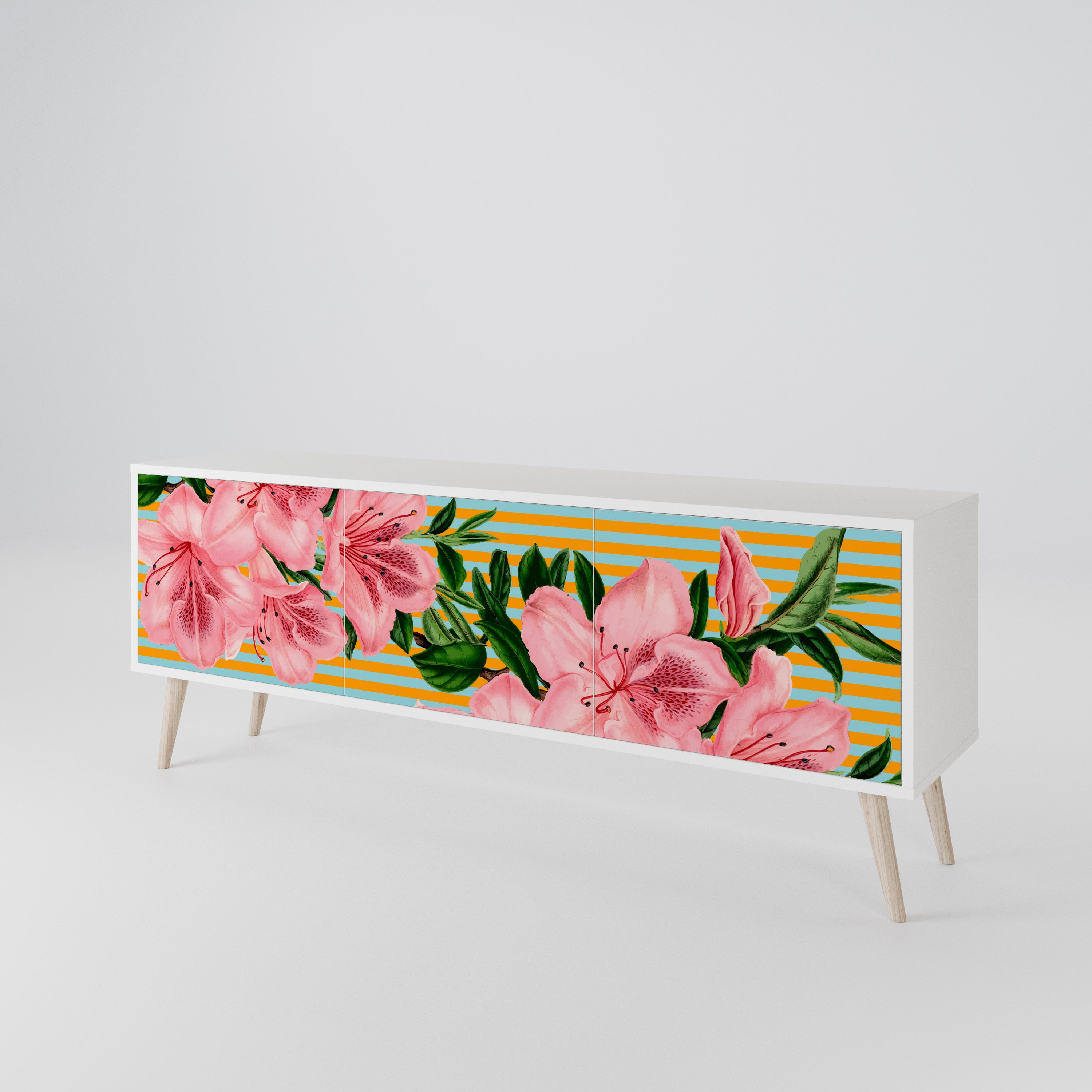 FRAGILE BEAUTY 3-Door TV Cabinet