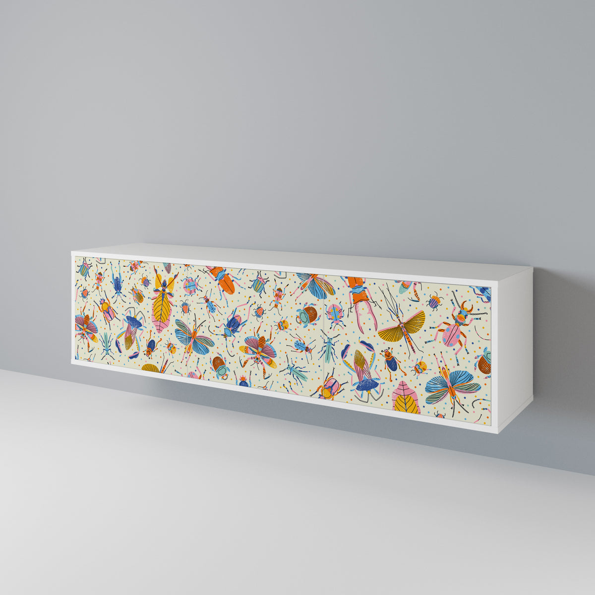 COLORFUL INSECTS Έπιπλο τηλεόρασης 3-θυρών