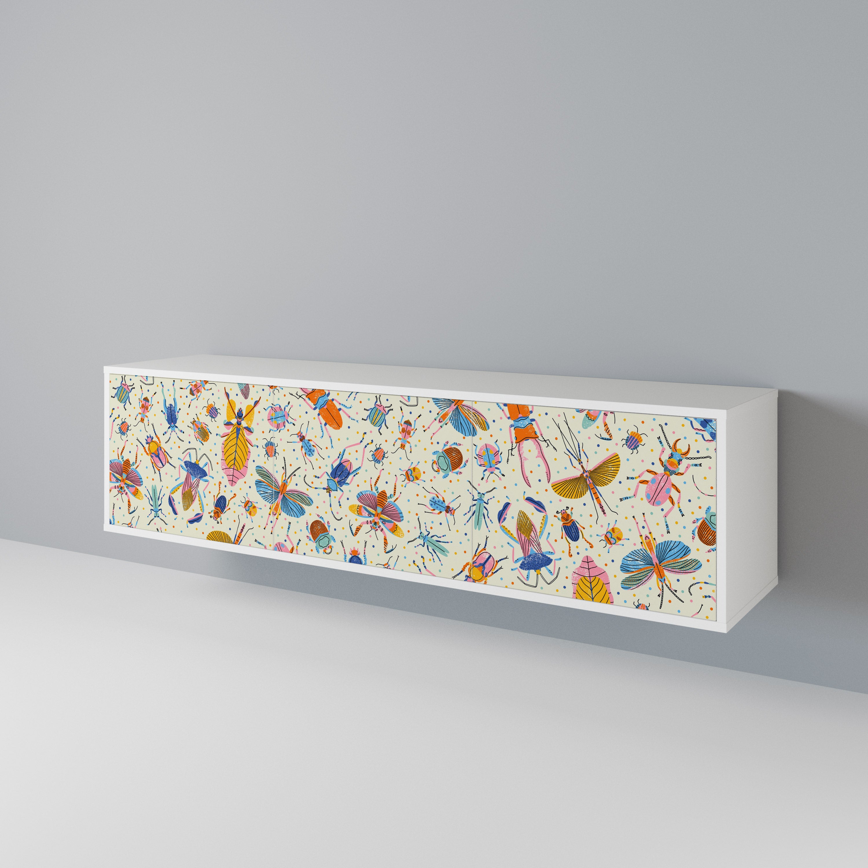 COLORFUL INSECTS Έπιπλο τηλεόρασης 3-θυρών