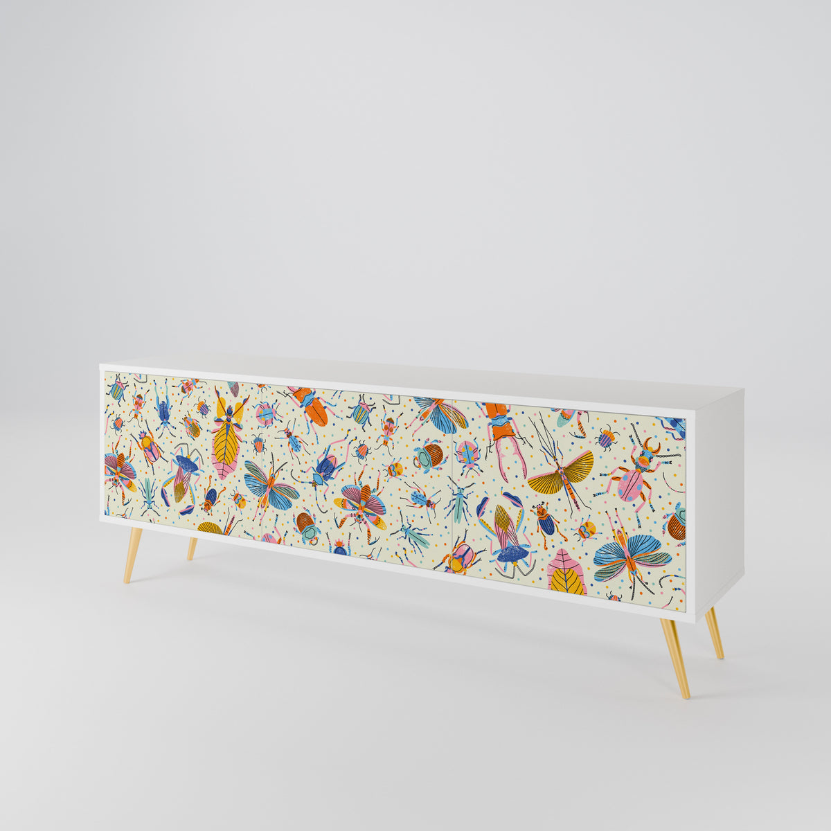 COLORFUL INSECTS Έπιπλο τηλεόρασης 3-θυρών