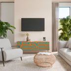 LINE COLLAPSE 3-Door TV Cabinet