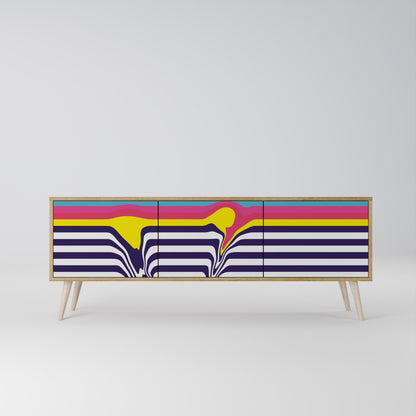 COLORFUL DIVERSION Έπιπλο τηλεόρασης 3-θυρών