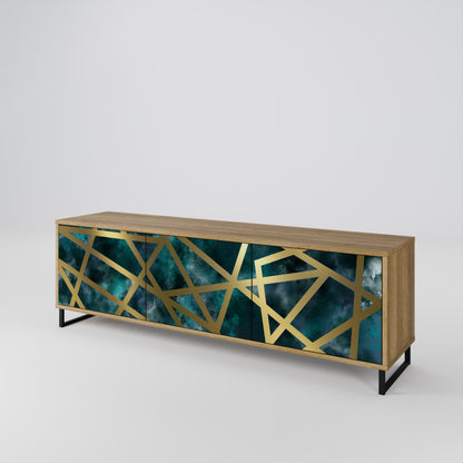 THE LABYRINTH OF GOLD 3-Door TV Cabinet