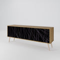 SHIMMER SPIDERGRAM 3-Door TV Cabinet