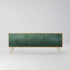 TESSELATED GREENERY 3-Door TV Cabinet