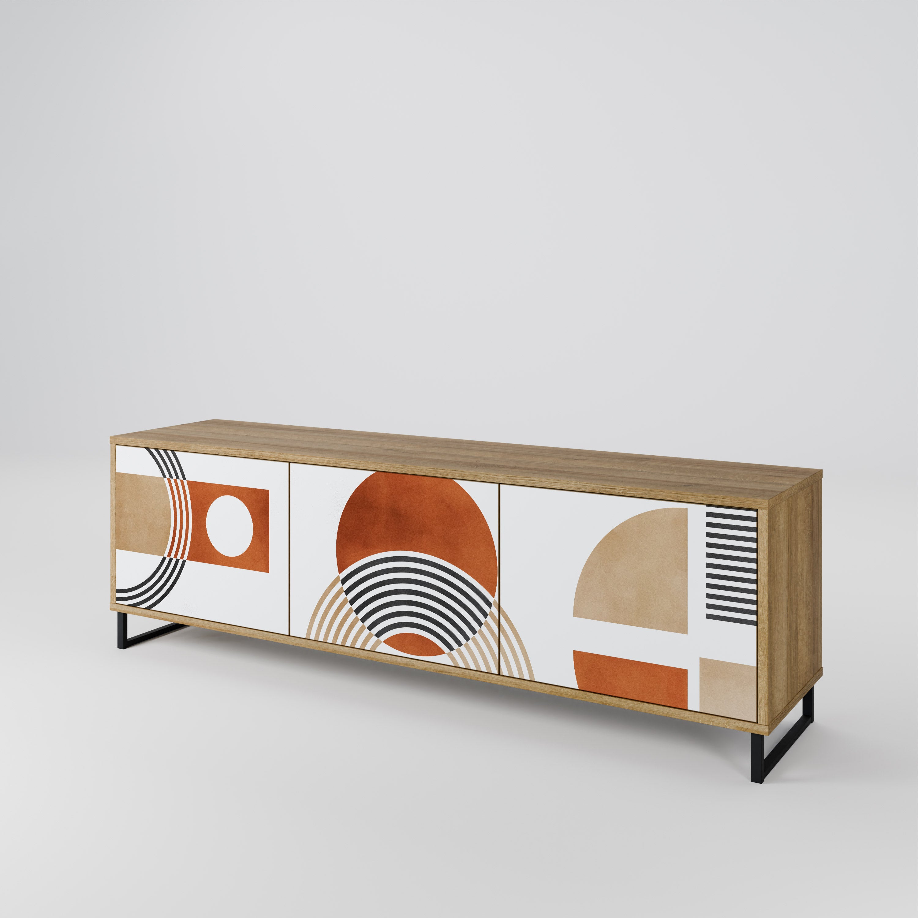 CIRCLE RHYTM 3-Door TV Cabinet