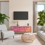 IRREGULAR PINK 3-Door TV Cabinet