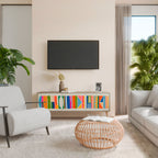 GEOMETRIC SHINE 3-Door TV Cabinet