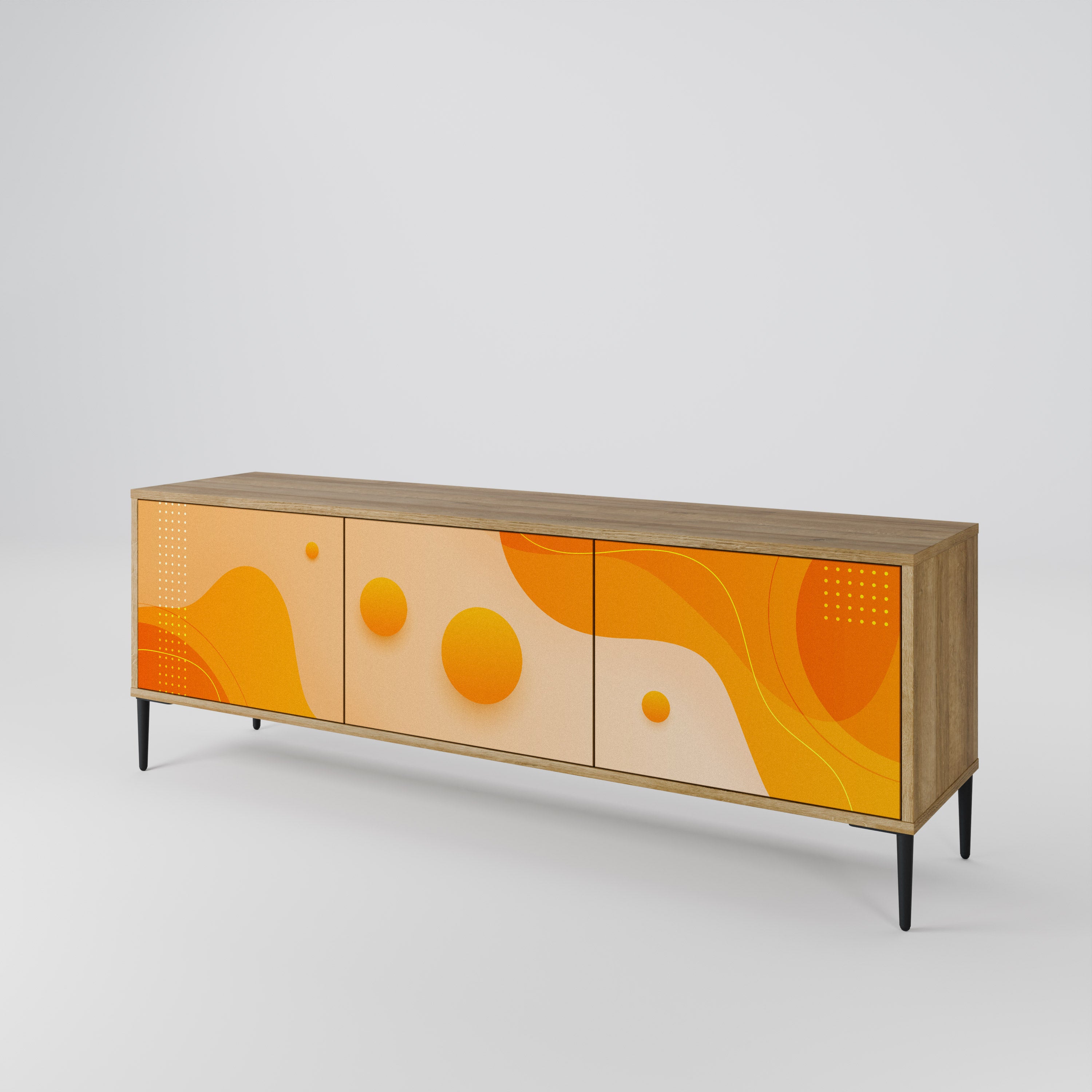 ORANGE ARRANGEMENT Έπιπλο τηλεόρασης 3-θυρών