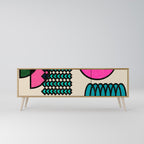 GEOMETRIC RHAPSODY 3-Door TV Cabinet