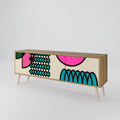 GEOMETRIC RHAPSODY 3-Door TV Cabinet