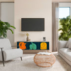 TOGETHER BUT SEPARATELY 3-Door TV Cabinet