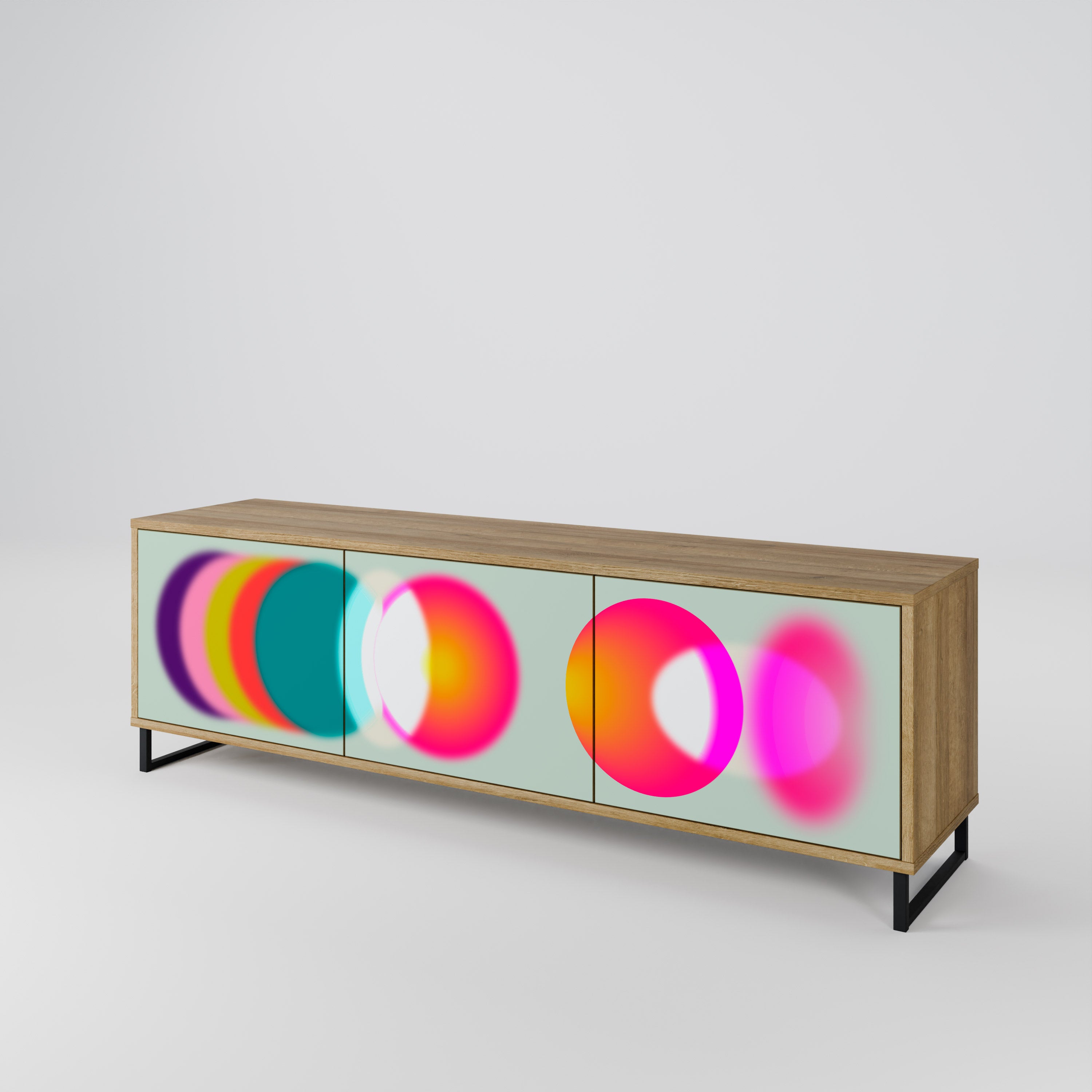SYMPHONY OF COLORS 3-Door TV Cabinet