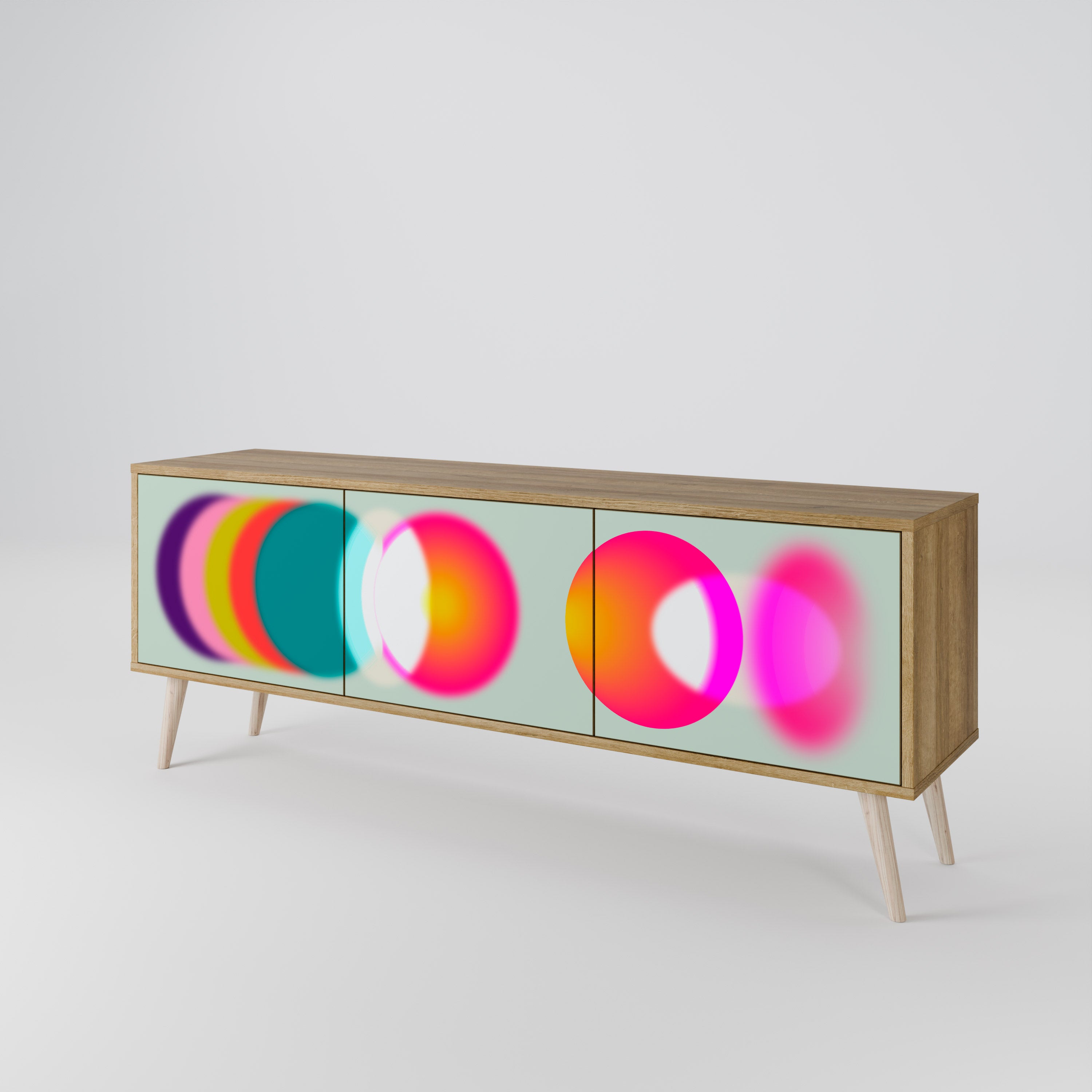 SYMPHONY OF COLORS 3-Door TV Cabinet