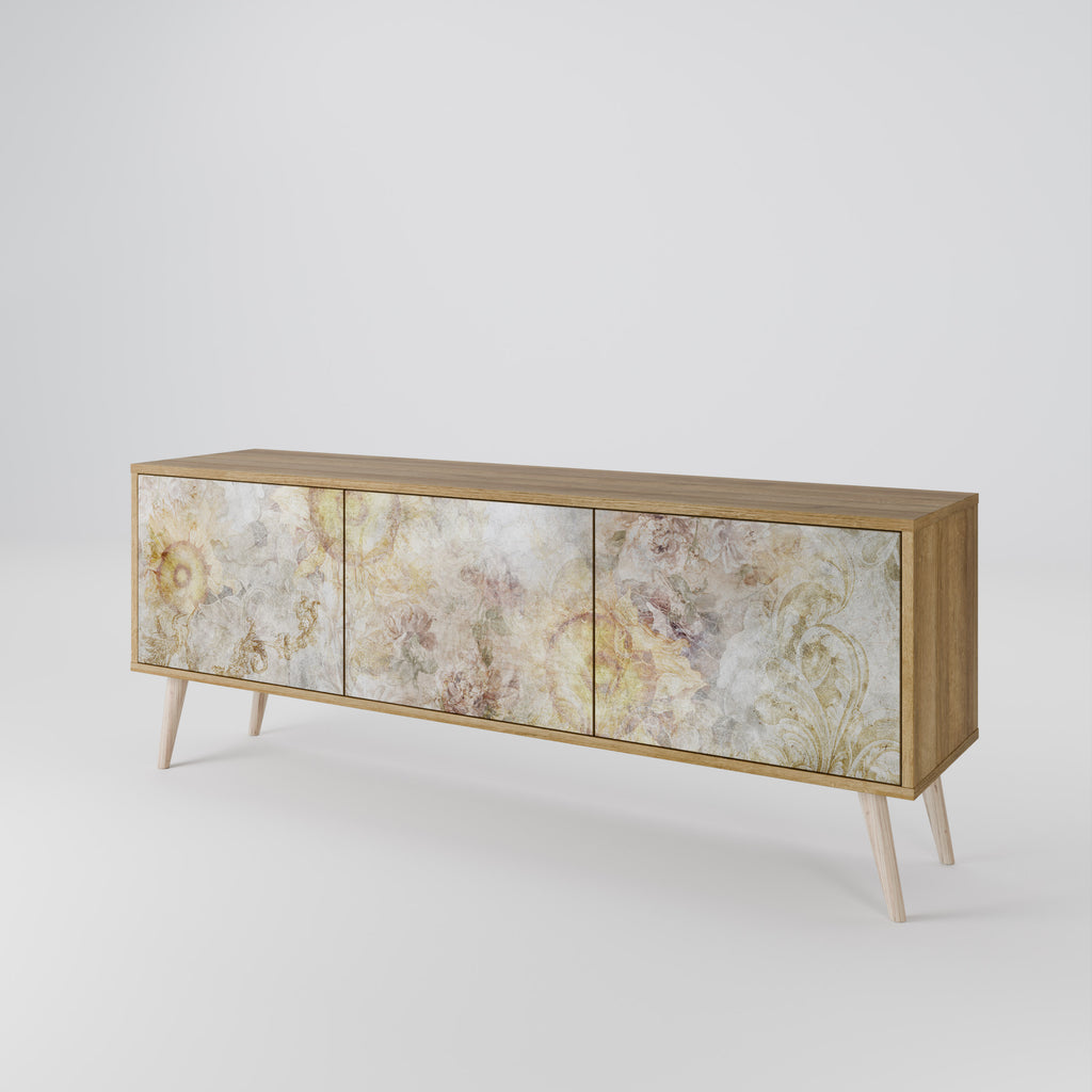SUNFLOWER BLUR 3-Door TV Cabinet