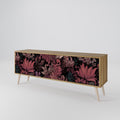 FLORAL WHISPER 3-Door TV Cabinet