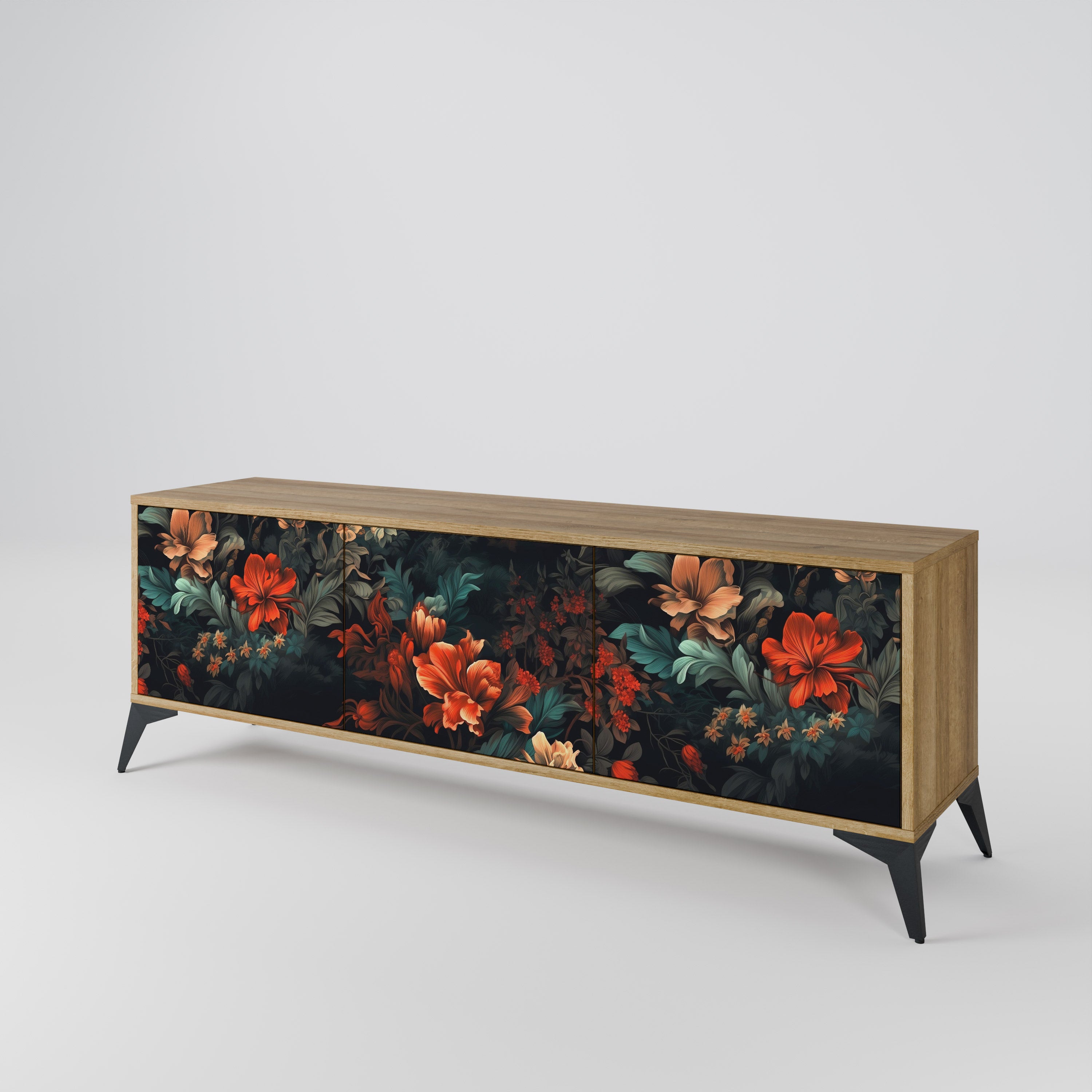 IMAGINARY BLOSSOM 3-Door TV Cabinet
