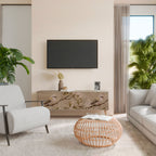 PETAL DISTINGUISH 3-Door TV Cabinet