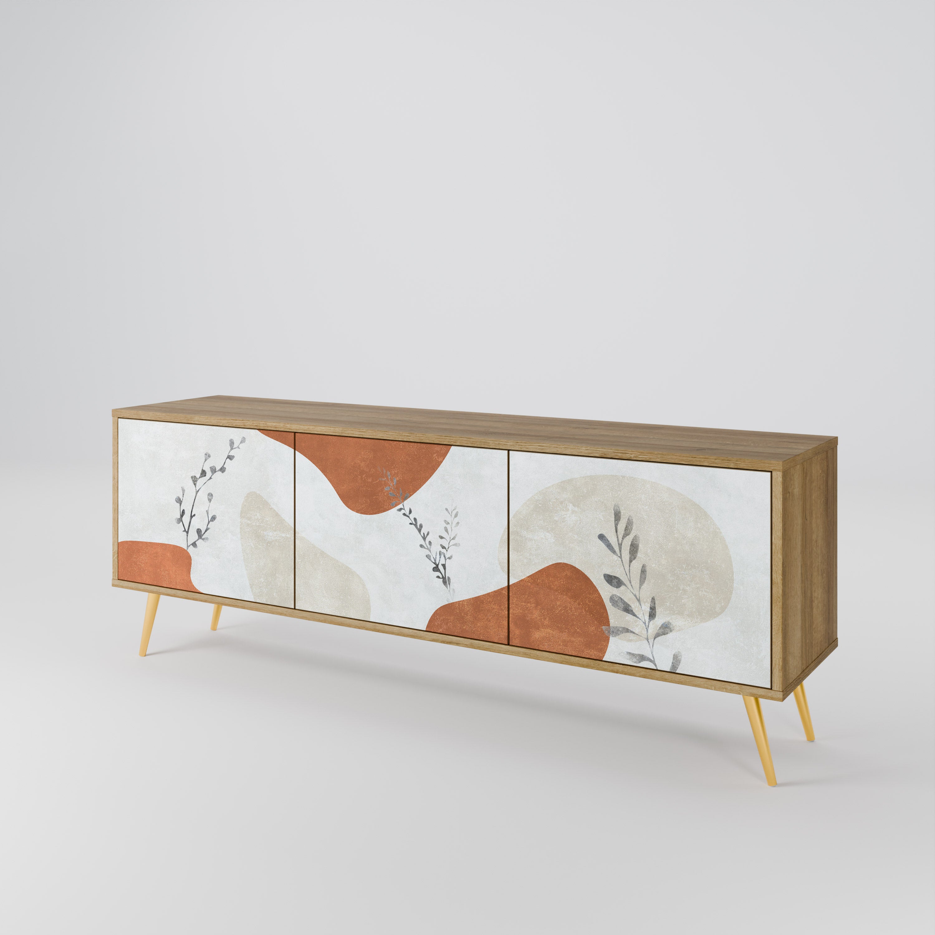 TRANQUIL TWIG 3-Door TV Cabinet