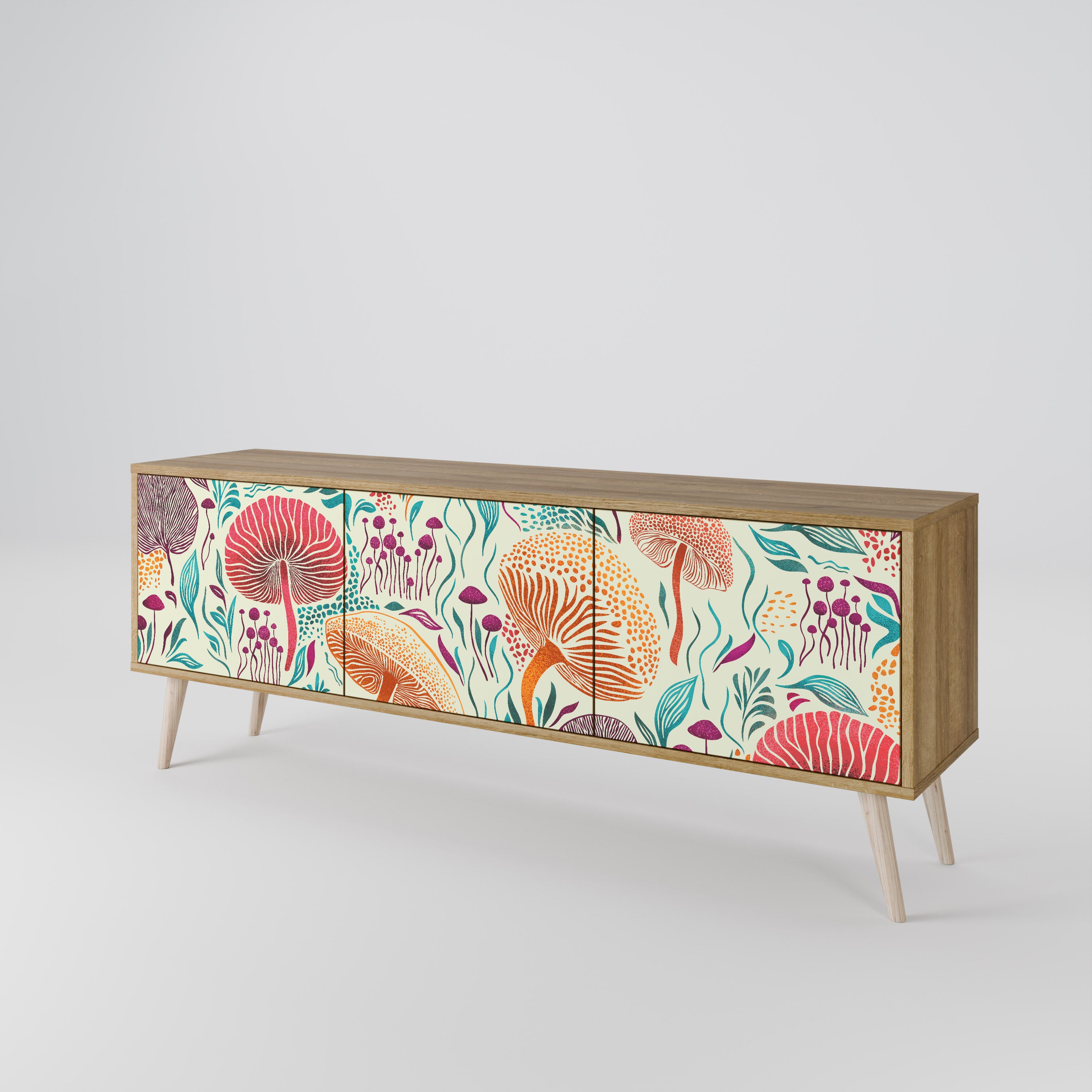 FUNGUS FANTASY 3-Door TV Cabinet