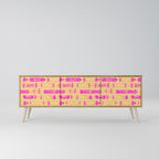 SKATEBOARD ARTISTRY 3-Door TV Cabinet