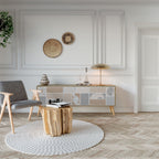 TROPICAL SHAPES 3-Door TV Cabinet