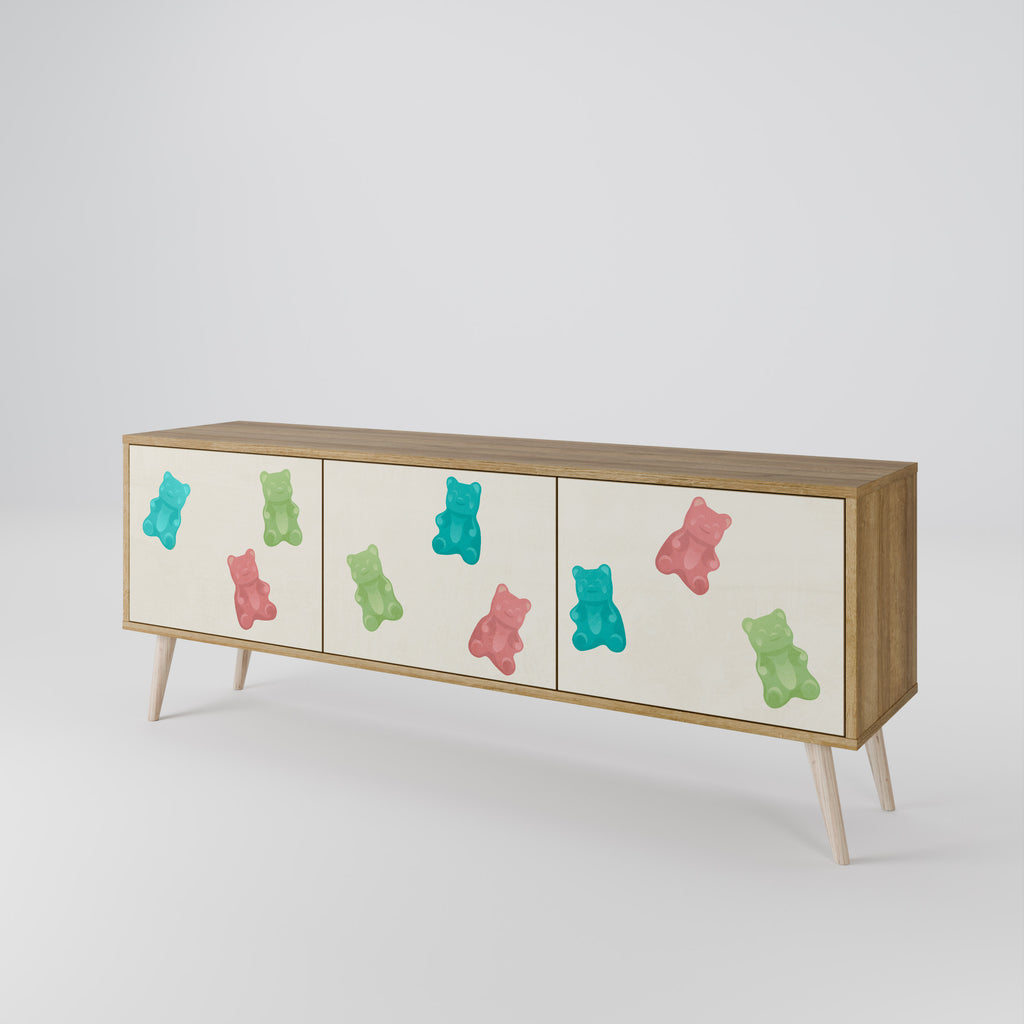 GUMMY BEARS 3-Door TV Cabinet