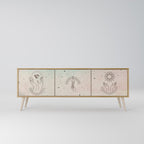 DELICATE BEAUTY 3-Door TV Cabinet
