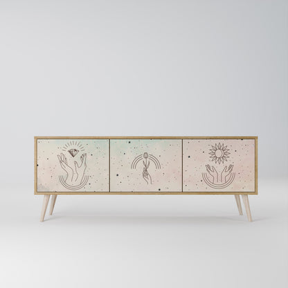 DELICATE BEAUTY Έπιπλο τηλεόρασης 3-θυρών