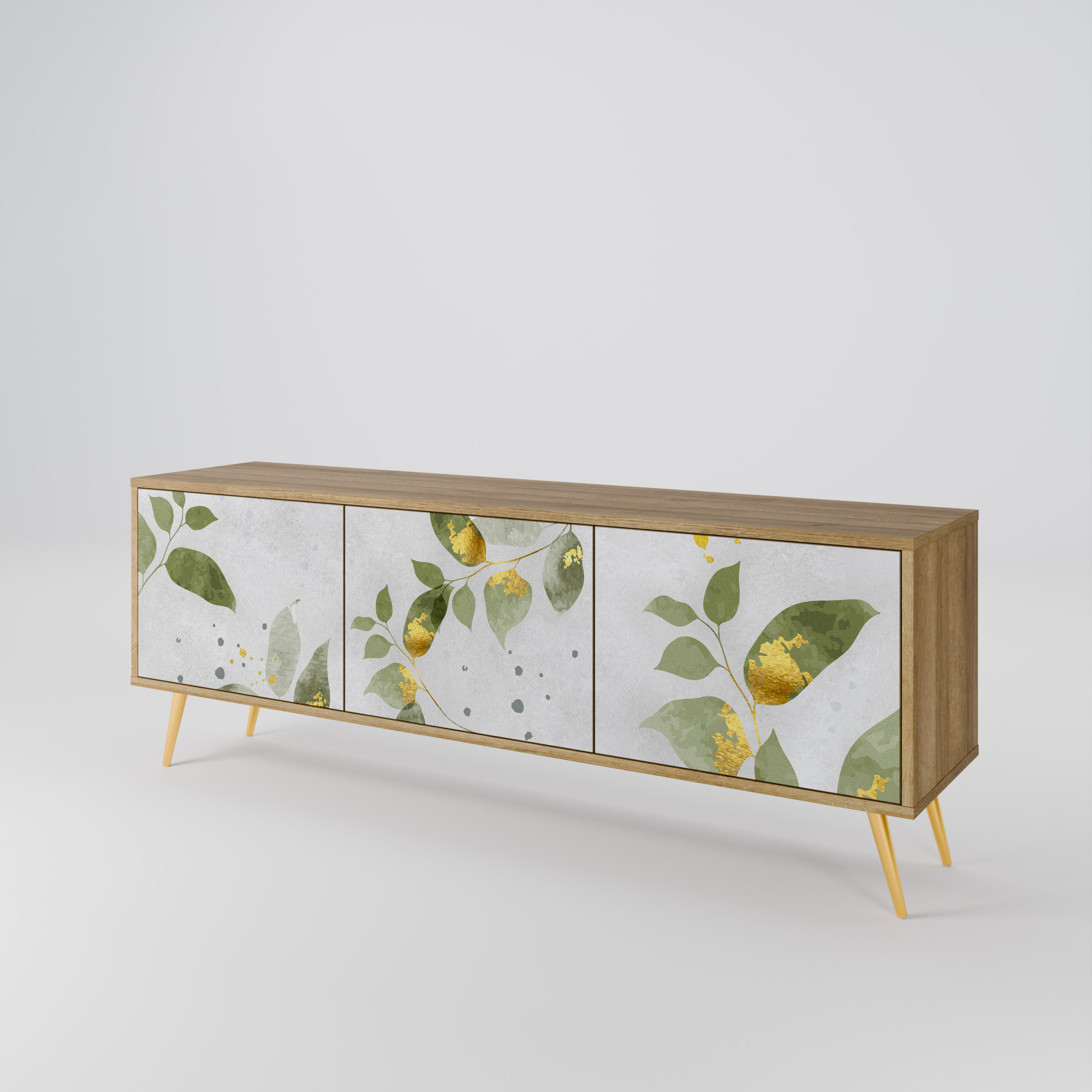 ELEGANT BOTANICS Έπιπλο τηλεόρασης 3-θυρών