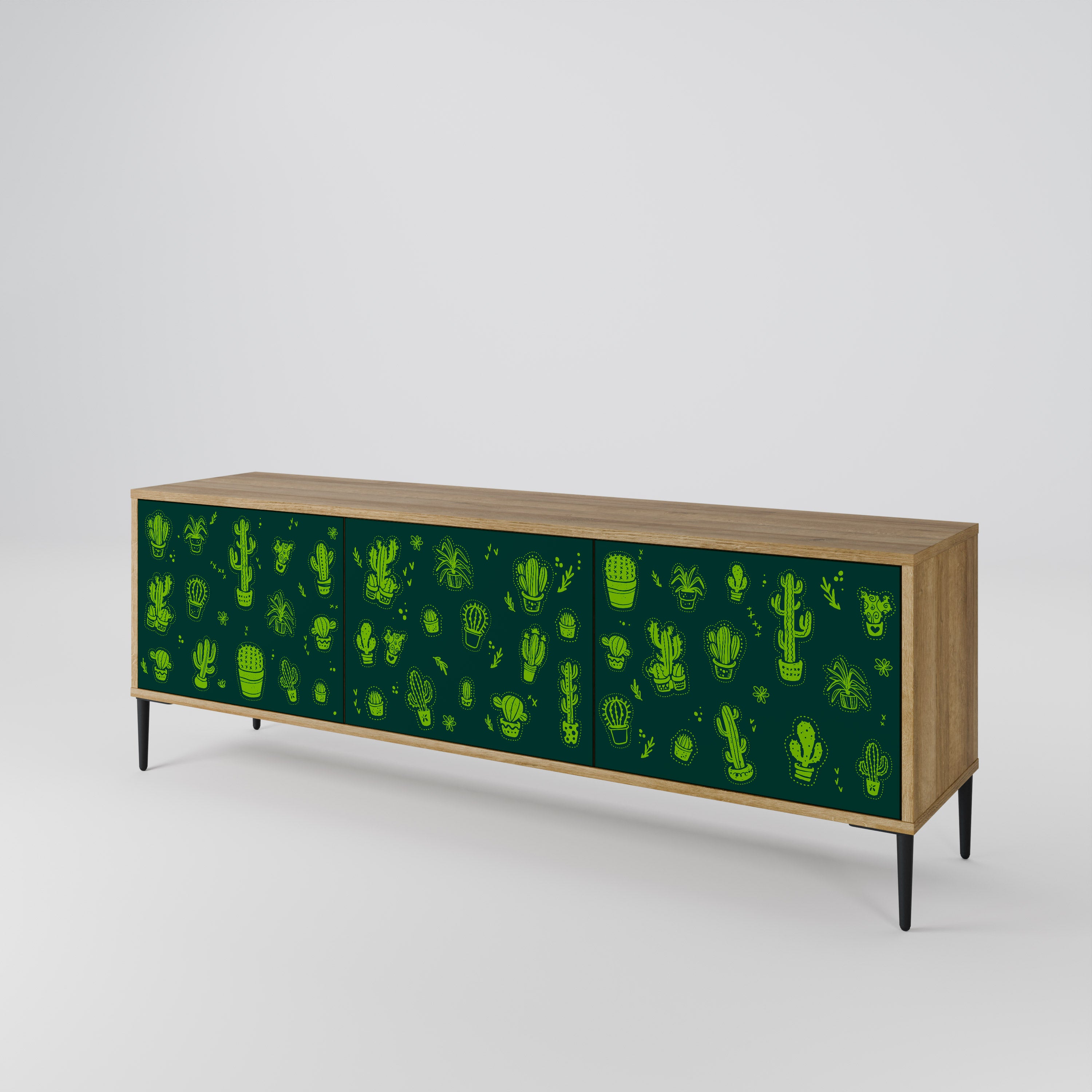 DESERT GREEN Έπιπλο τηλεόρασης 3-θυρών
