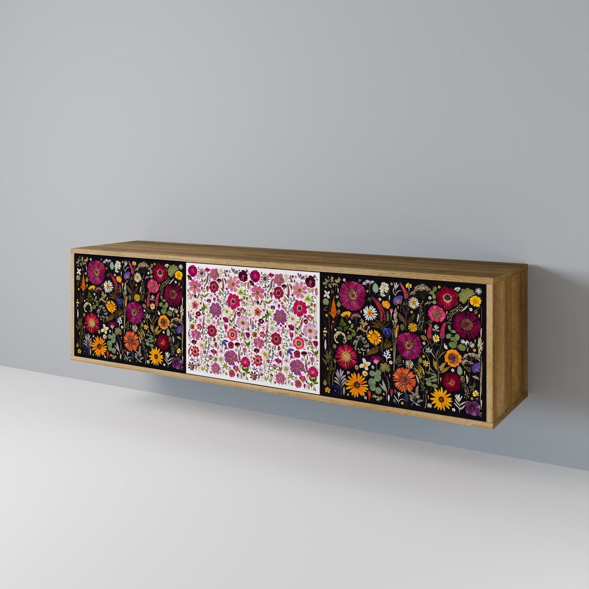 DAYNITE GARDEN Έπιπλο τηλεόρασης 3-θυρών