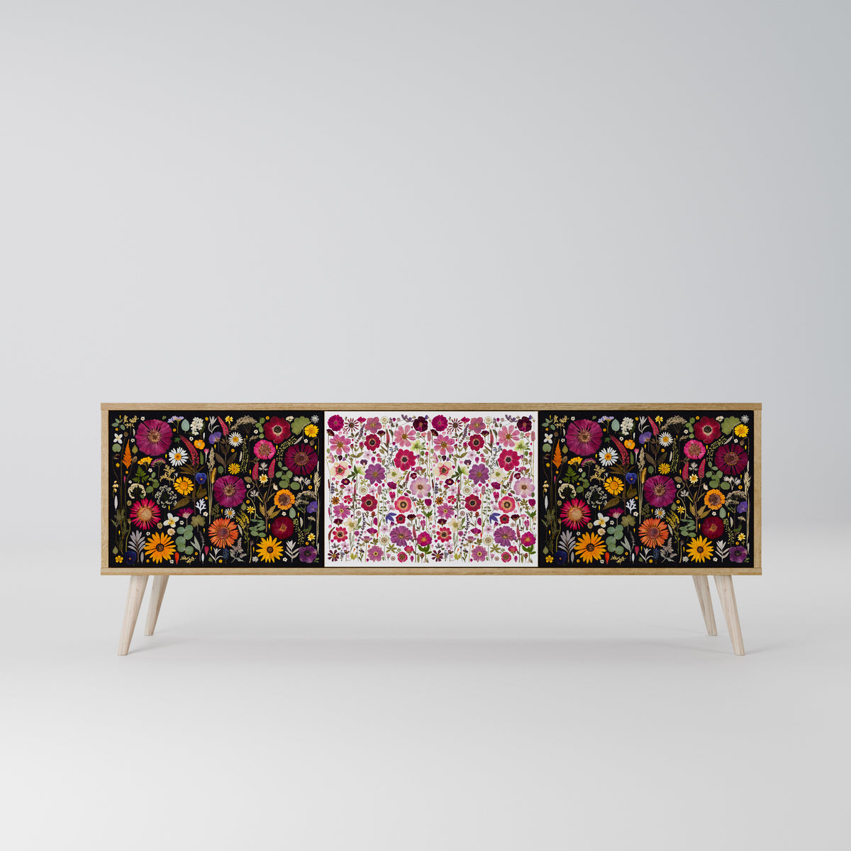 DAYNITE GARDEN Έπιπλο τηλεόρασης 3-θυρών