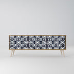 GRAPHITE EYES 3-Door TV Cabinet