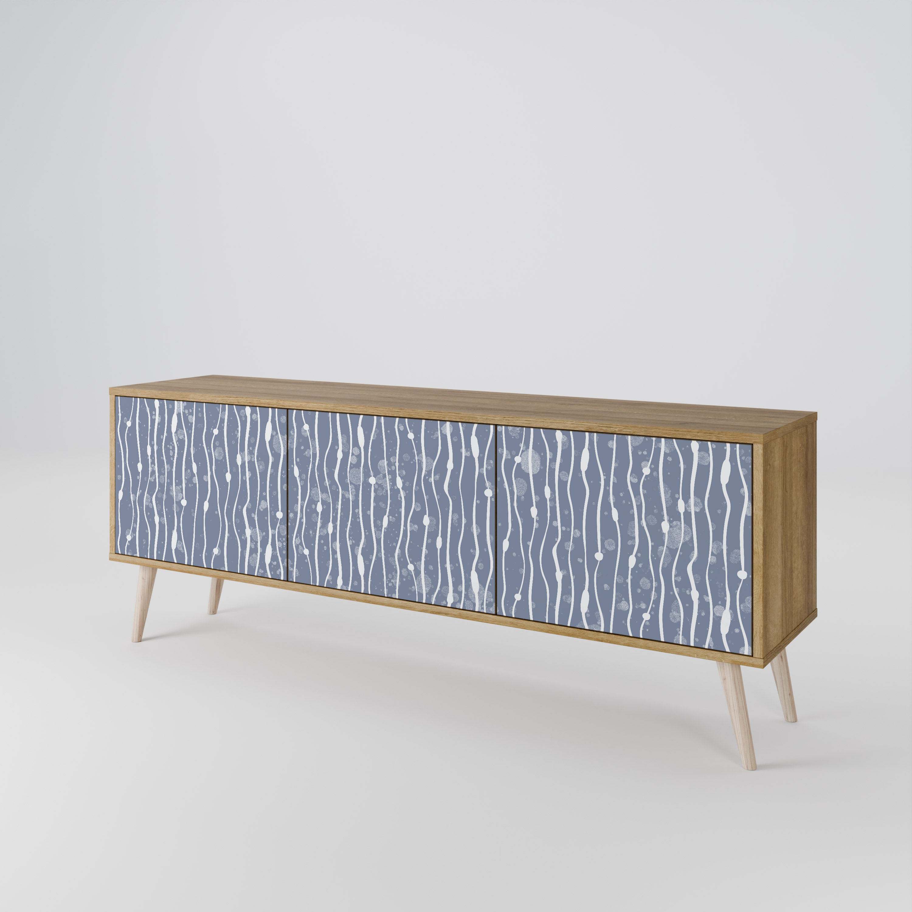 GRAPHITE RAIN Έπιπλο τηλεόρασης 3-θυρών