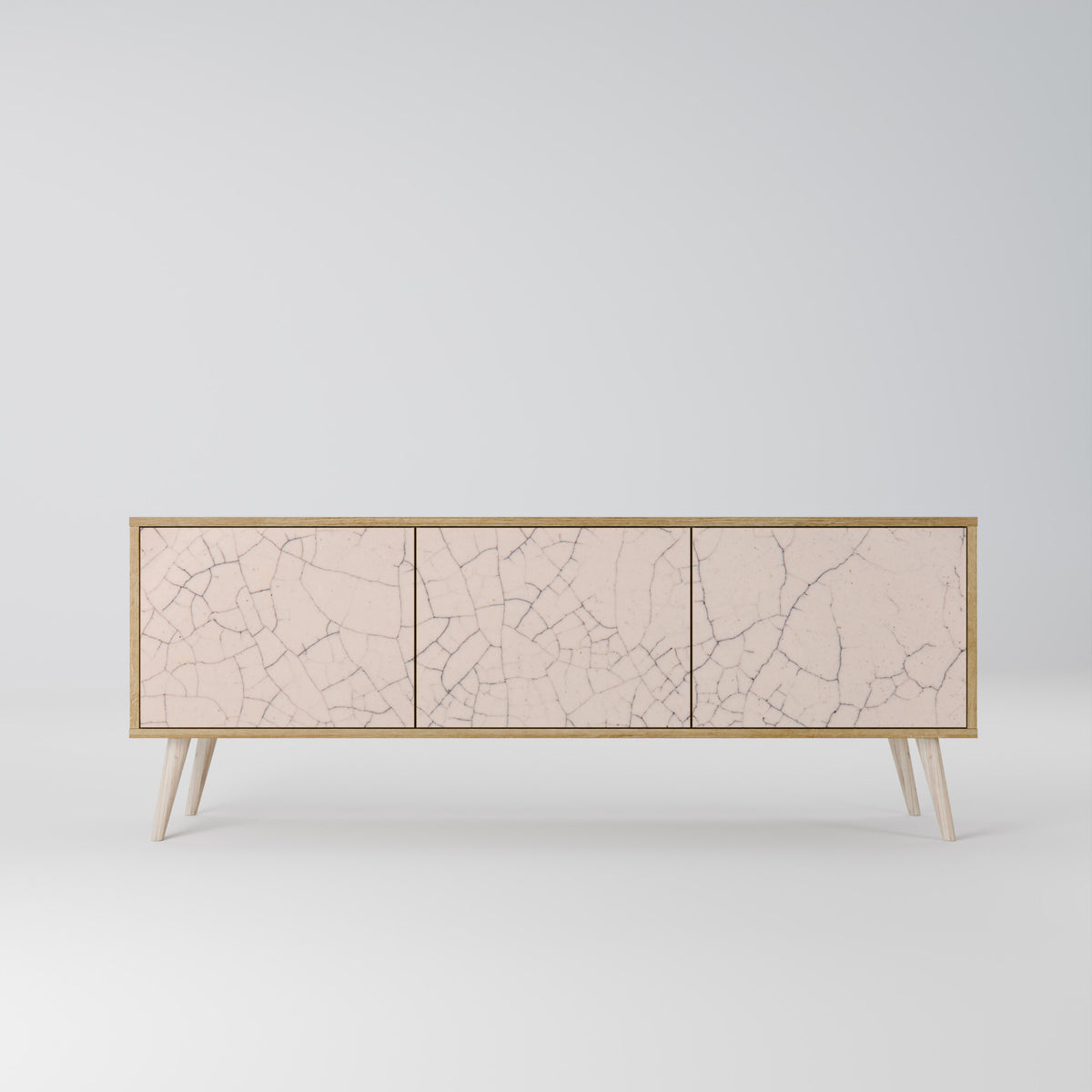 CERAMIC TEXTURE Έπιπλο τηλεόρασης 3-θυρών