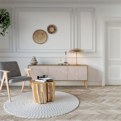 CERAMIC TEXTURE Έπιπλο τηλεόρασης 3-θυρών