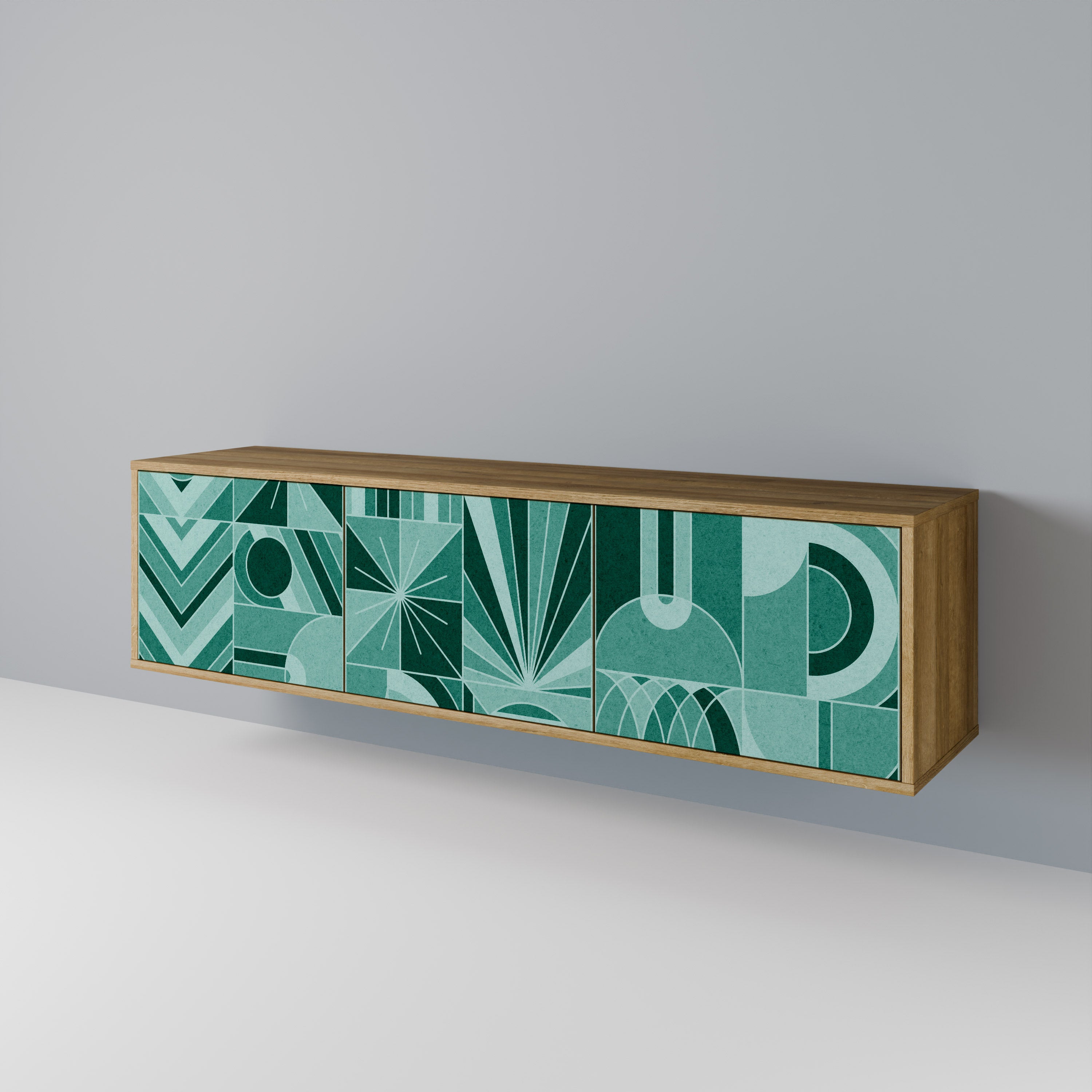 HARMONIC GRID Έπιπλο τηλεόρασης 3-θυρών