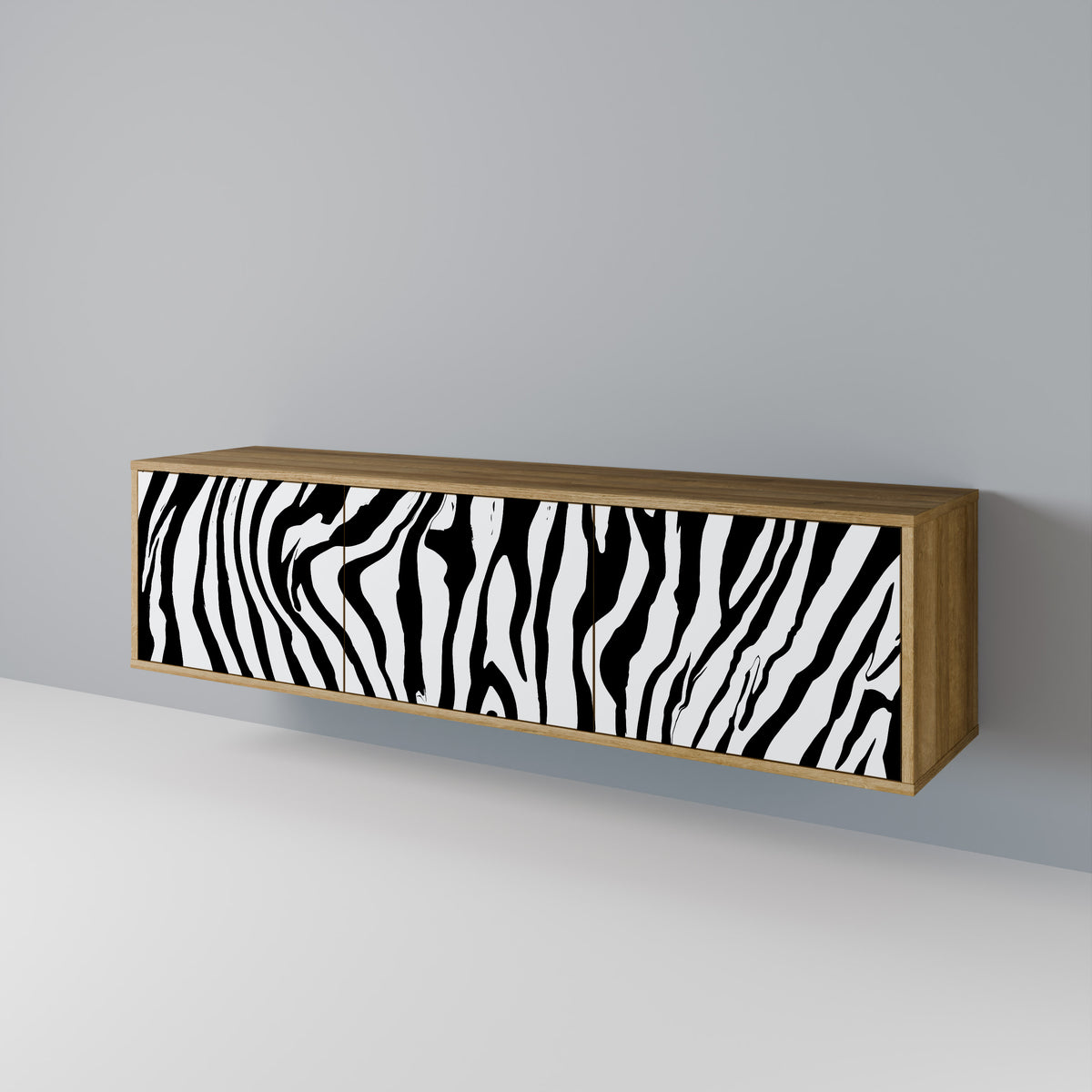 SPLENDID ZEBRA Έπιπλο τηλεόρασης 3-θυρών