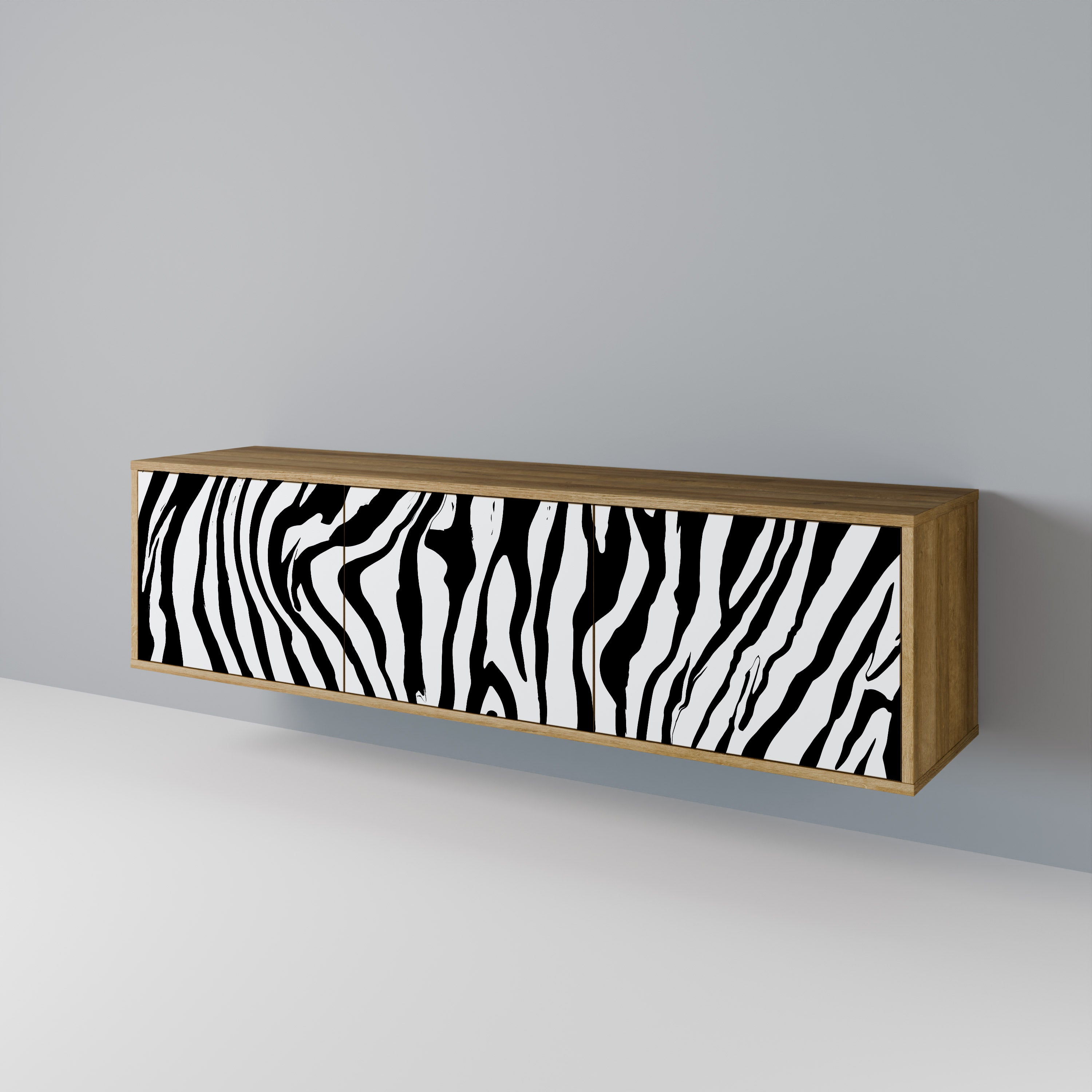 SPLENDID ZEBRA Έπιπλο τηλεόρασης 3-θυρών