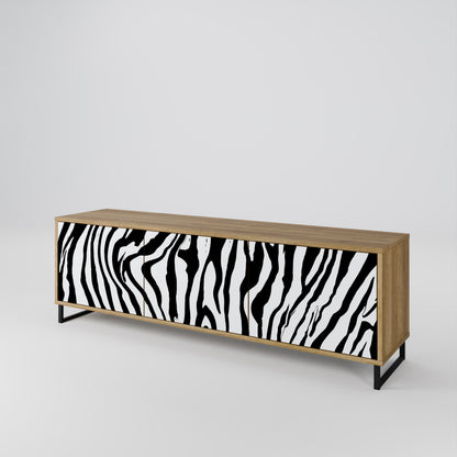SPLENDID ZEBRA Έπιπλο τηλεόρασης 3-θυρών
