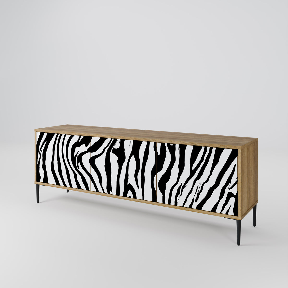 SPLENDID ZEBRA Έπιπλο τηλεόρασης 3-θυρών