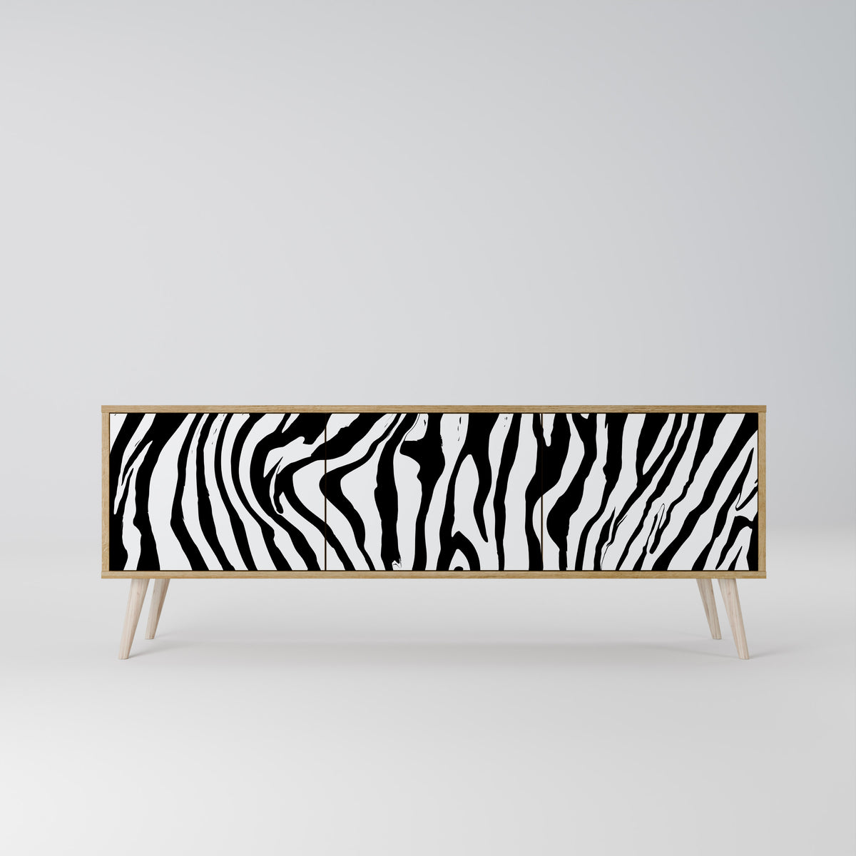 SPLENDID ZEBRA Έπιπλο τηλεόρασης 3-θυρών