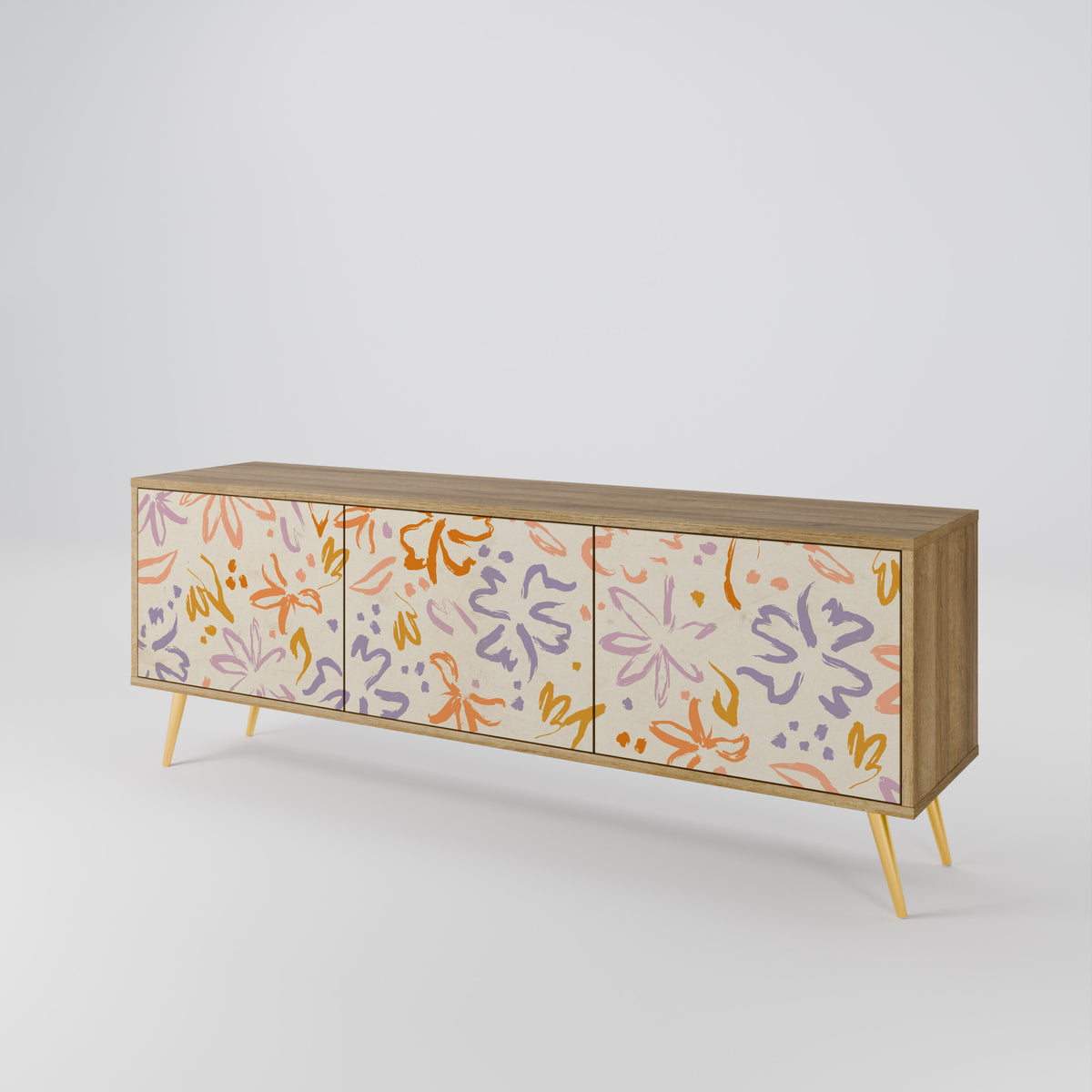 SPRING WHIMSY Έπιπλο τηλεόρασης 3-θυρών